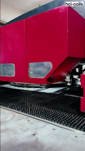 How CNC Turret Punch Press Shapes Perfection | HCI Coils Manufacturing Process 🔧 #cncmachined