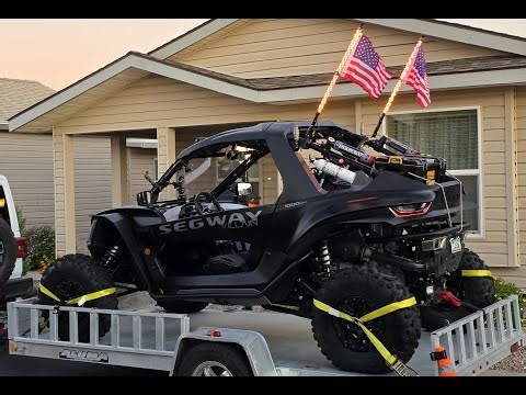 Whip Light Installation | Keep your UTV whip lights safe when driving in/out of your garage/carport!