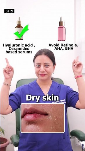 Dry skin care routine | Best moisturizer, face wash, serum & home remedies for dry flaky skin