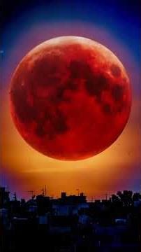 Your Atmosphere Painted the Moon Red (Rayleigh Scattering)
