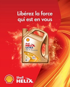 Réveillez la puissance de votre moteur.�Avec Shell Helix Premium, offrez à votre moteur puissance et protection incomparables. 🏁💪 🚗💨 Performance, fiabilité et excellence à chaque kilomètre.�Parce que votre moteur mérite le meilleur. 🔥 | Shell