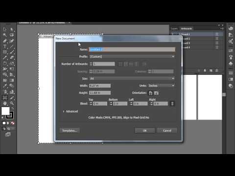 How to setup Page size in Adobe illustrator cc
