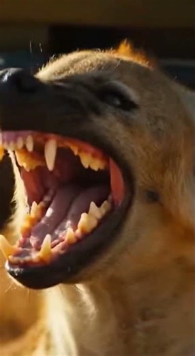 Terrifying Hyena Attacks a Pitbull in the Wild 😨🐕🐺 #wildliferescue