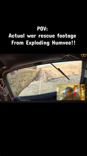 REAL War rescue footage from burning humvee #warzone #war #shorts