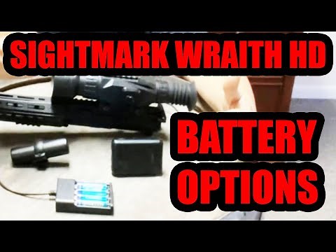 Sightmark Wraith HD Battery Options