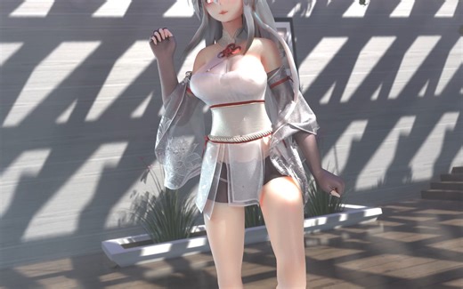 【4K60FPS/弱音MMD/布料解算】ALIEN