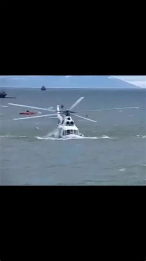 Mr.AircraftEngineer on Instagram: "The helicopter in that frame is working at the edge of its aerodynamic envelope. When a rotorcraft hovers just above the sea surface, the airflow it creates collides with the water and rebounds unpredictably. The returning vortices distort the uniform lift under the rotor disk. One blade section enters clean air, another moves through turbulent flow. The result is an unsteady moment that looks like slow-motion chaos but is really pure physics unfolding in real