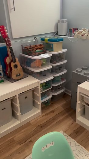 1.4K views · 20 reactions | too many choices = nothing feels fun. so instead of buying more, i rotate what’s already here. half stays out, half gets stored. and when it comes back? it feels brand new. simple system. big difference. come hang with me @whatamomdoes Playroom supplies linked ➡️ https://liketk.it/5qWFM LTK affiliate link | Whatamomdoes Connected Page | Facebook