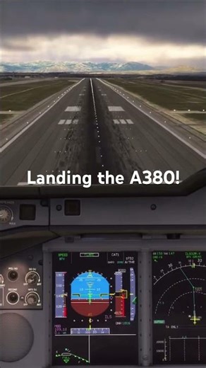 Landing the FBW A380 in Madrid from a recent livestream!