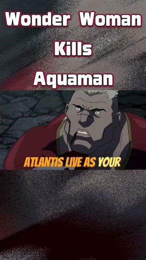 Wonder Woman Kills Aquaman 😳 | Flashpoint Paradox #dc #justiceleague