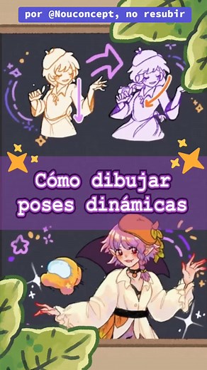 Cómo hacer poses dinámicas y creativas en tus dibujos