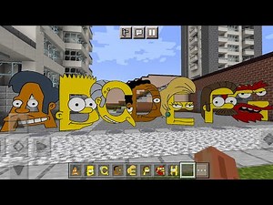 Simpsons Alphabet Lore in Minecraft PE