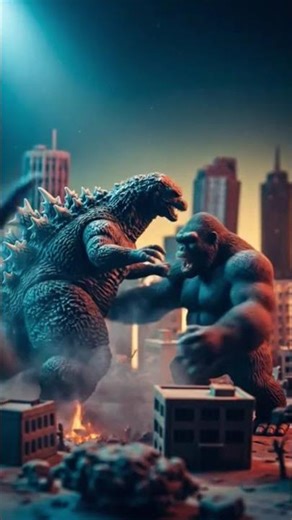 Godzilla 1954 VS King Kong 1933 Colorized