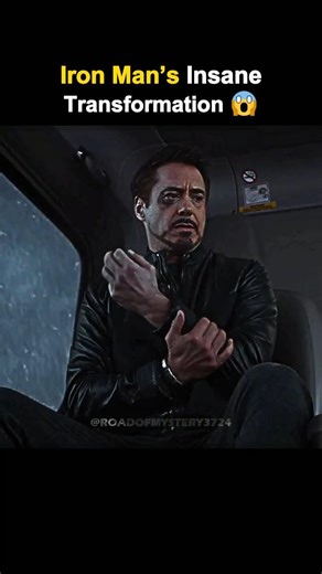 Craziest Iron Man Transformation Ever 😱🔥Tony Stark Attitude Status 🤯 #shorts #ironman #tonystark