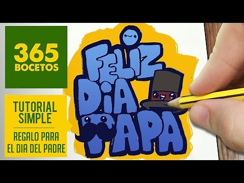 COMO DIBUJAR EL MEJOR REGALO PARA EL DIA DEL PADRE: Dibujo paso a paso facil en español