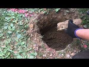 digging holes in the ROCKIEST dirt (works every time) jackhammer