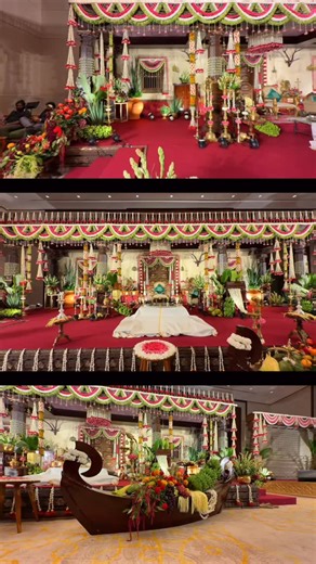 Color palette productions on Instagram: "A strong team turns “I can” into “We did.” 💛 Every element, every colour, every detail… crafted with love to celebrate new beginnings. Traditional baby shower décor that feels warm, divine, and full of blessings. ✨ Because moments like these deserve nothing less than perfection. In collaboration with : @spectrum_events_architects #babyshowerdecor #traditionaldecor #indianbabyshower #eventdesign #weddingplannerindia decorinspiration celebrationdecor festi