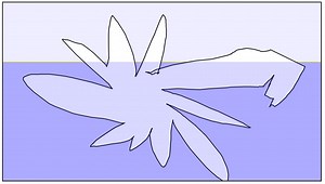 Draw your own iceberg and see if it flips