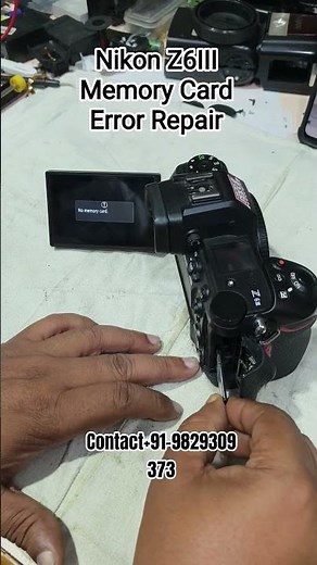 Nikon Z 6 lll Memory Card Error Problem Solution #Nikon #Canon #sony