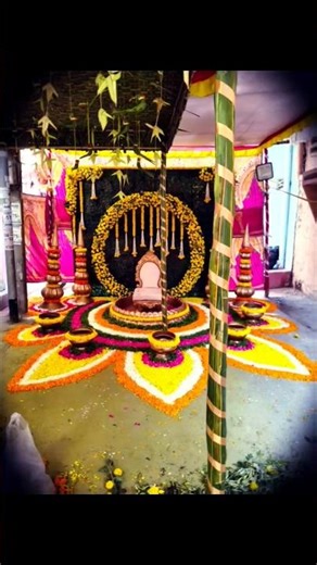 Haldi Decoration at Home 💛 Simple & Budget Friendly Haldi Setup 2026 #shorts