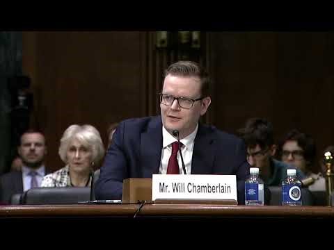 Will Chamberlain Spars with Senator Dick Durbin on Capitol Hill