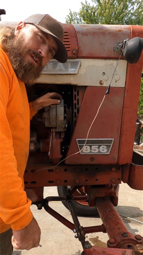 Today we will be changing an alternator on a International 856 tractor. #tractor #mechanic #ih | Boys In The Woods