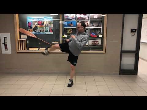 Animation Reference Footage Side Kick Back Kick and Hop