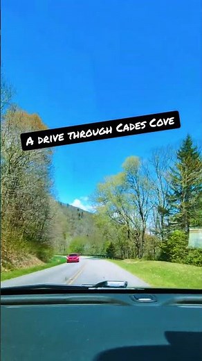 Cades Cove Loop Road in the Smoky Mountains