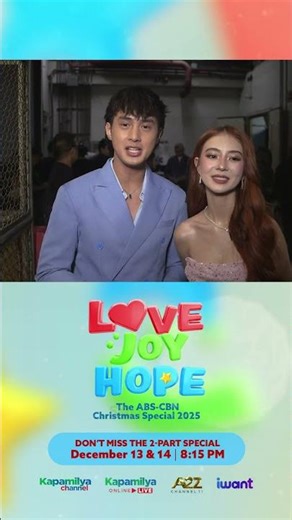 JM Ibarra and Fyang Smith invite everyone to watch the #ABSCBNChristmasSpecial2025! ✨