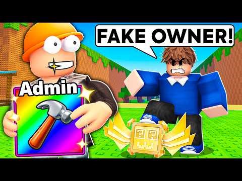 OWNER Let Me Use His Account To Troll My Friend (Kick a Lucky Block)