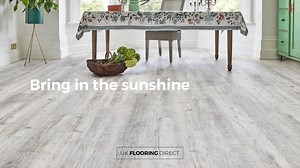 Capture that summer style all year round with a bright and beautiful new floor. Shop the sunshine look https://www.ukflooringdirect.co.uk/vinyl-flooring-spectra-columbia-pine-white-plank-luxury-click | UK Flooring Direct | Facebook