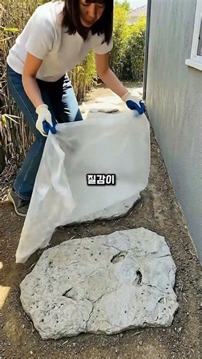 비닐봉지로 도로를 포장하는 이유