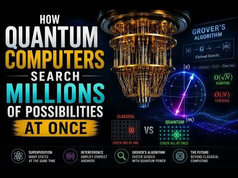 How Quantum Computers Search Millions of Possibilities at Once