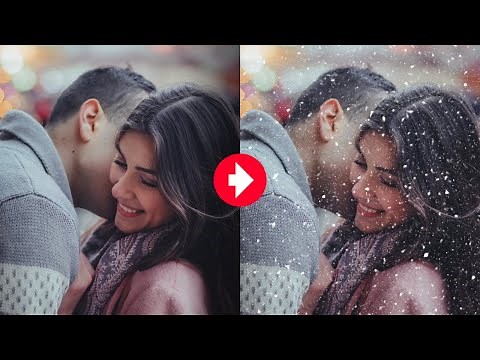 Add Falling Snow to Any Image with GIMP