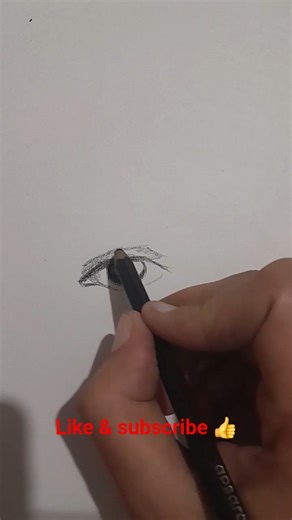 eye with charcoal pencil #eyes #charcoaldrawing #charcoalpencildrawing #easydrawing #eyesketching