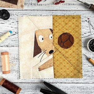 Dog Quilt - Puppy Dog Quilt Block Pattern PDF! - Etsy