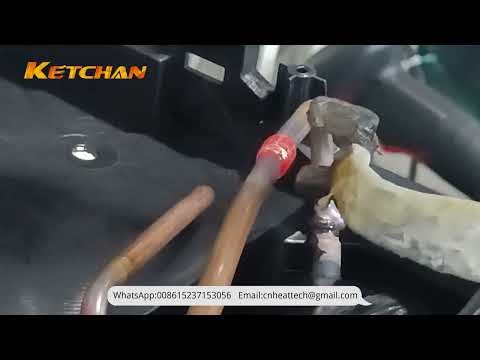 Dual-output portable induction brazing for copper pipe welding on production lines