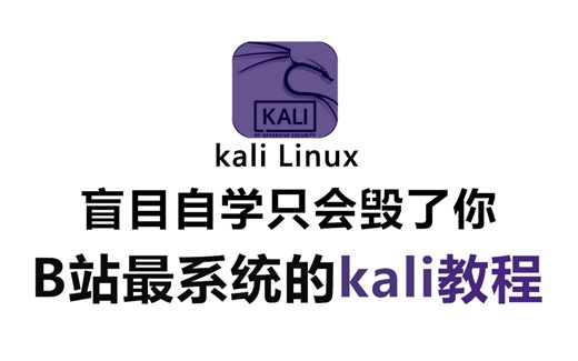 【kali教程】别再盲目自学了！200集（全）从零开始学kali Linux软件基础（2024新手入门实用版）从零基础入门网络安全！