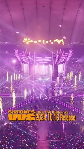 #SixTONES LIVE DVD & Blu-ray 'VVS' on sale Oct 16 #SixTONES_VVS