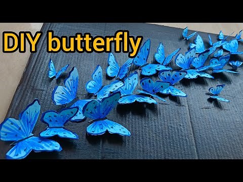 Easy Butterfly Wall Hanging | DIY Paper Butterfly Art for Room Decor