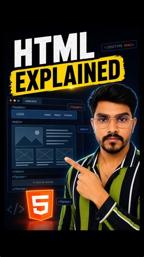 What is HTML? Explained in 45 Seconds | Episode 4