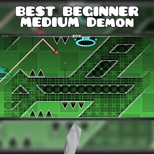 Easy Medium Demon [Geometry Dash Short]