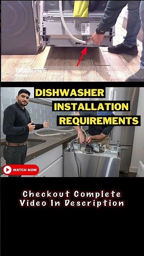 dishwasher installation requirements | bosch dishwasher | best dishwasher 2023 | dishwasher #shorts