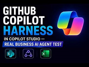 GitHub Copilot Harness in Copilot Studio — Real Business AI Agent Test