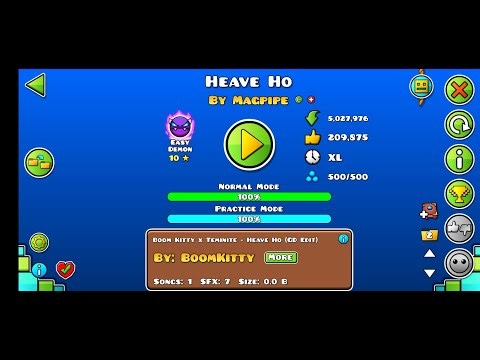 Heave Ho 100% (Easy Demon)