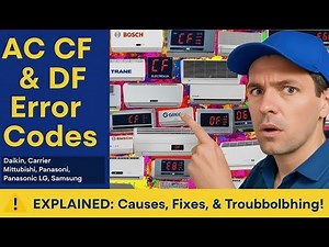 AC CF & DF Error Codes Explained: Causes, Fixes, and Troubleshooting Tips