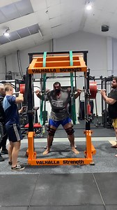 6.2K views · 26 reactions | 2x World’s Strongest Man competitor Colm Woulfe squatting 380 kg in wraps and a belt. Did you know Colm holds a Master's in Sport & Exercise Science and you can run his Strongman programs in the LBEB Training app? Just comment STRONGMAN and I’ll send you his free 9-week strict press program. | Lift Big Eat Big | Facebook