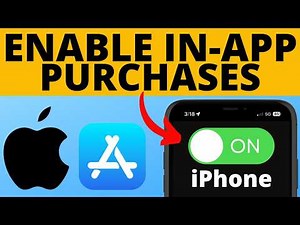 How to Enable in App Purchases on iPhone - 2025