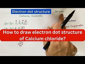 CaCl2:Chemical formula and electron dot structure of calcium chloride? #ioniccompounds