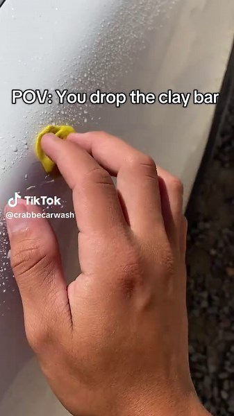 POV: When You Drop the Last Clay Bar